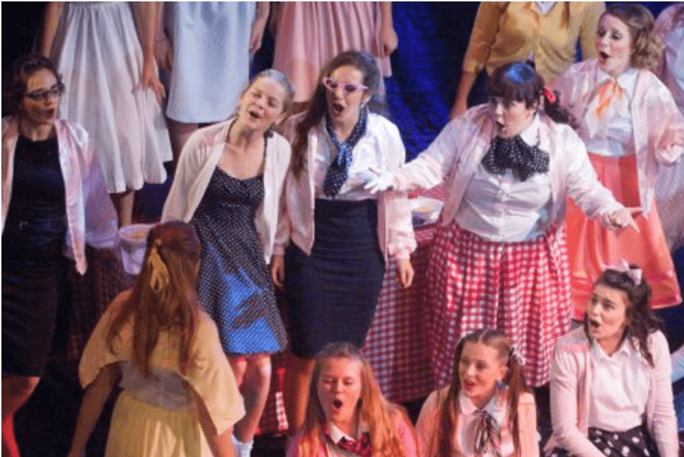 Grease Sandy and the Pink Ladies