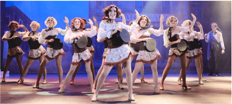 Crazy For You dancers on stage