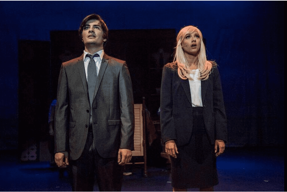 Ell and Emmett on stage